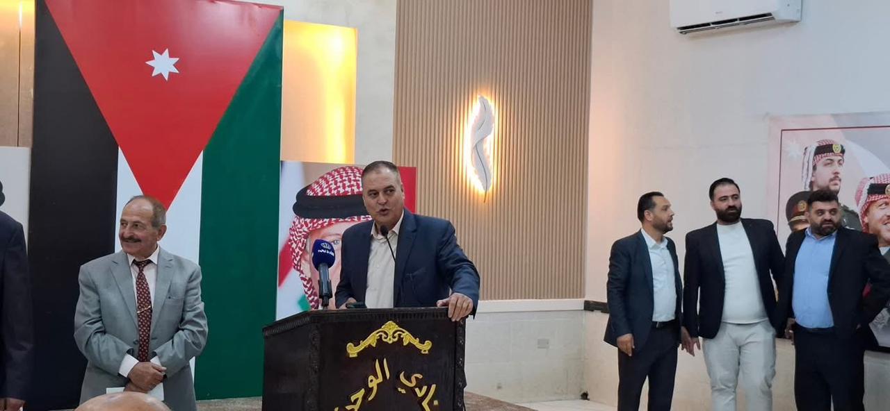 النائب خميس عطية يرعى إحتفال نادي الوحدة وأئتلاف مادبا بذكرى عيد الإستقلال ال 79..
