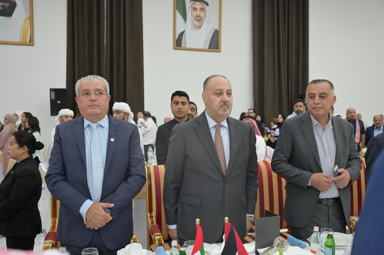 الجالية الأردنية في أبوظبي تحتفل بعيد الاستقلال الـ79 بحفل مهيب برعاية السفير نصار الحباشنة