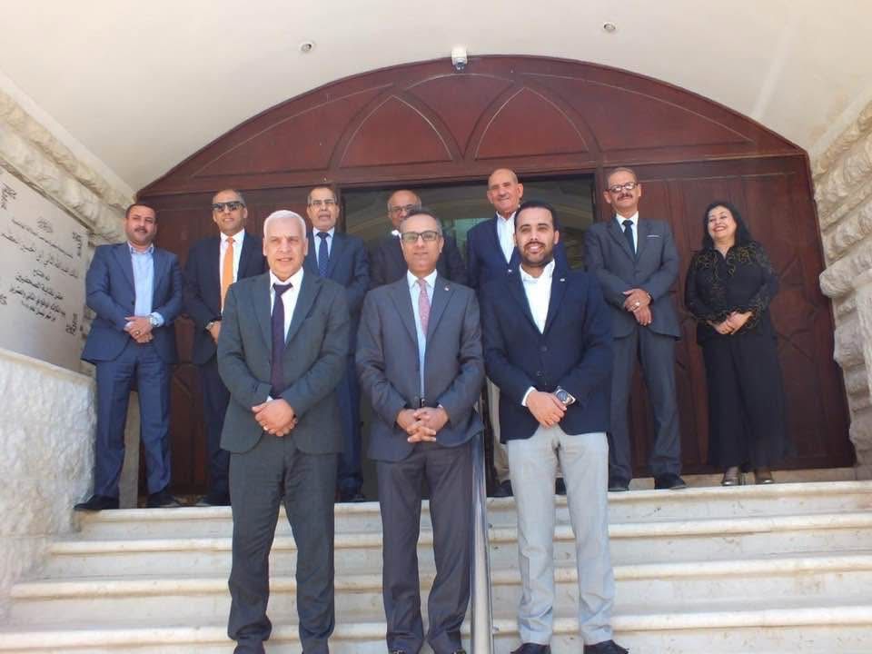 رئيس مجلس إدارة شركة مناجم الفوسفات الأردنية يزور مقر نقابة الصحفيين الأردنيين