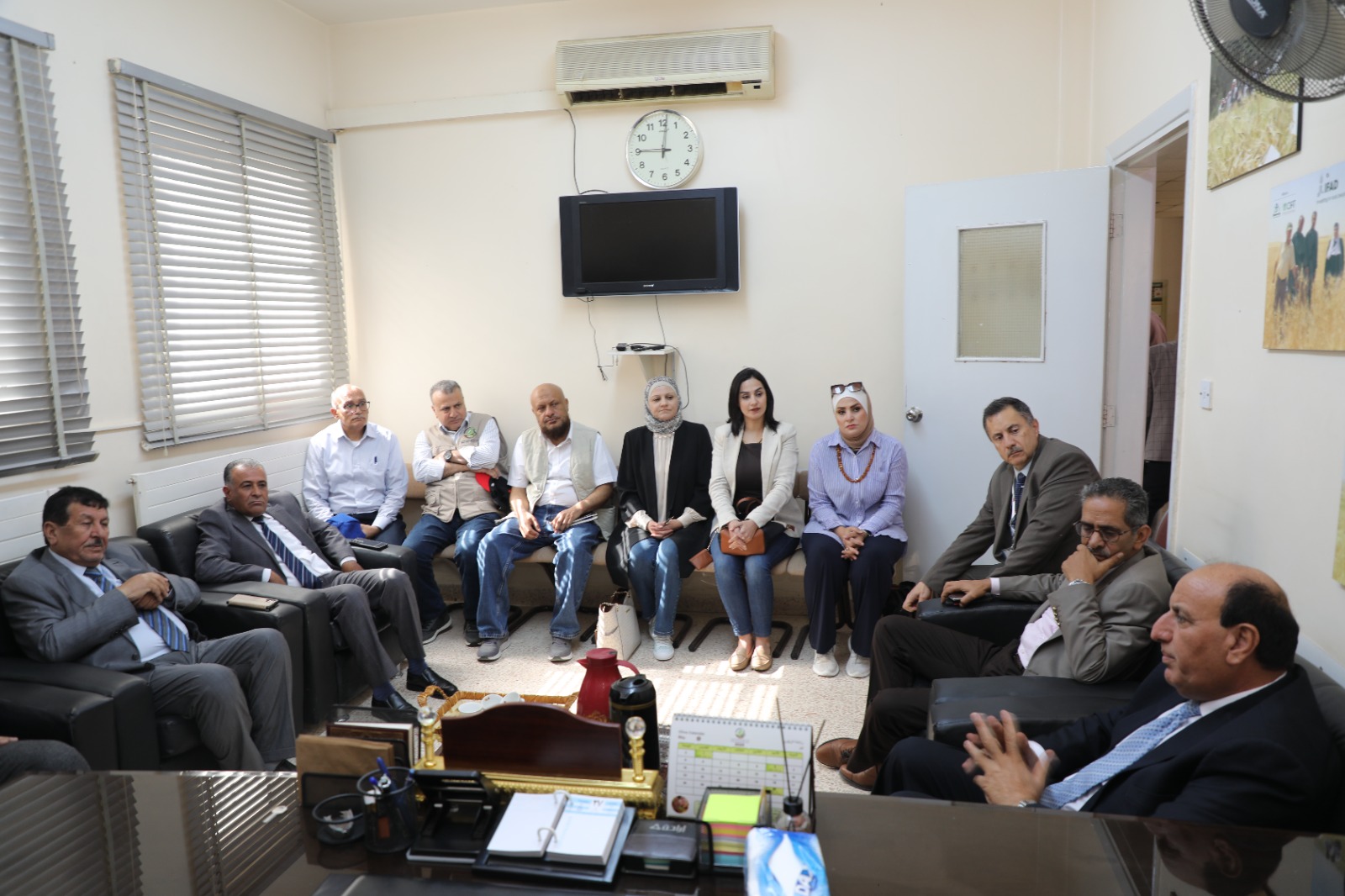 مدير عام البحوث الزراعية الرواشدة يوجه الباحثين للخروج إلى الميدان لتعزيز إجراء البحوث الزراعية