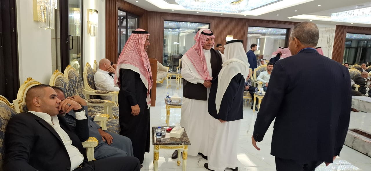 رجل الأعمال مروان سعيد الركيبات يُقيم مأدبة عشاء احتفالًا بقدوم حفيده “شهم” في دابوق