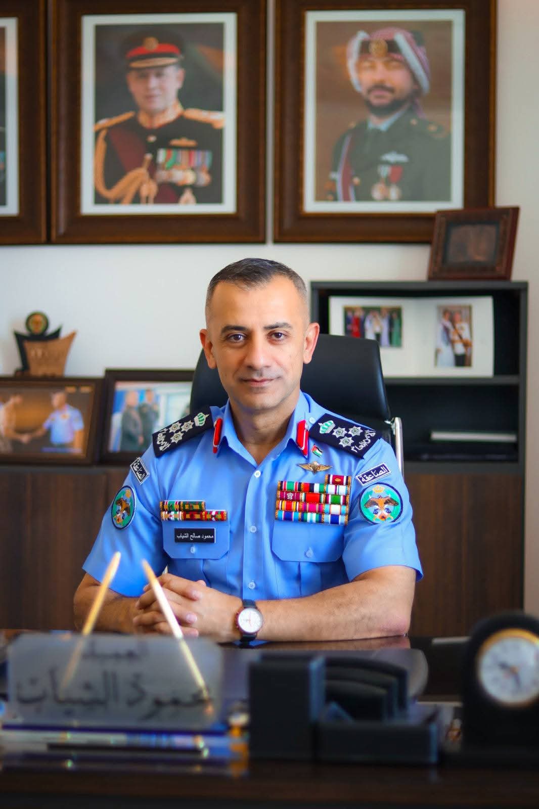 إذاعة الأمن العام تهنئ العميد محمود بيك الشياب بمناسبة ترفيعه