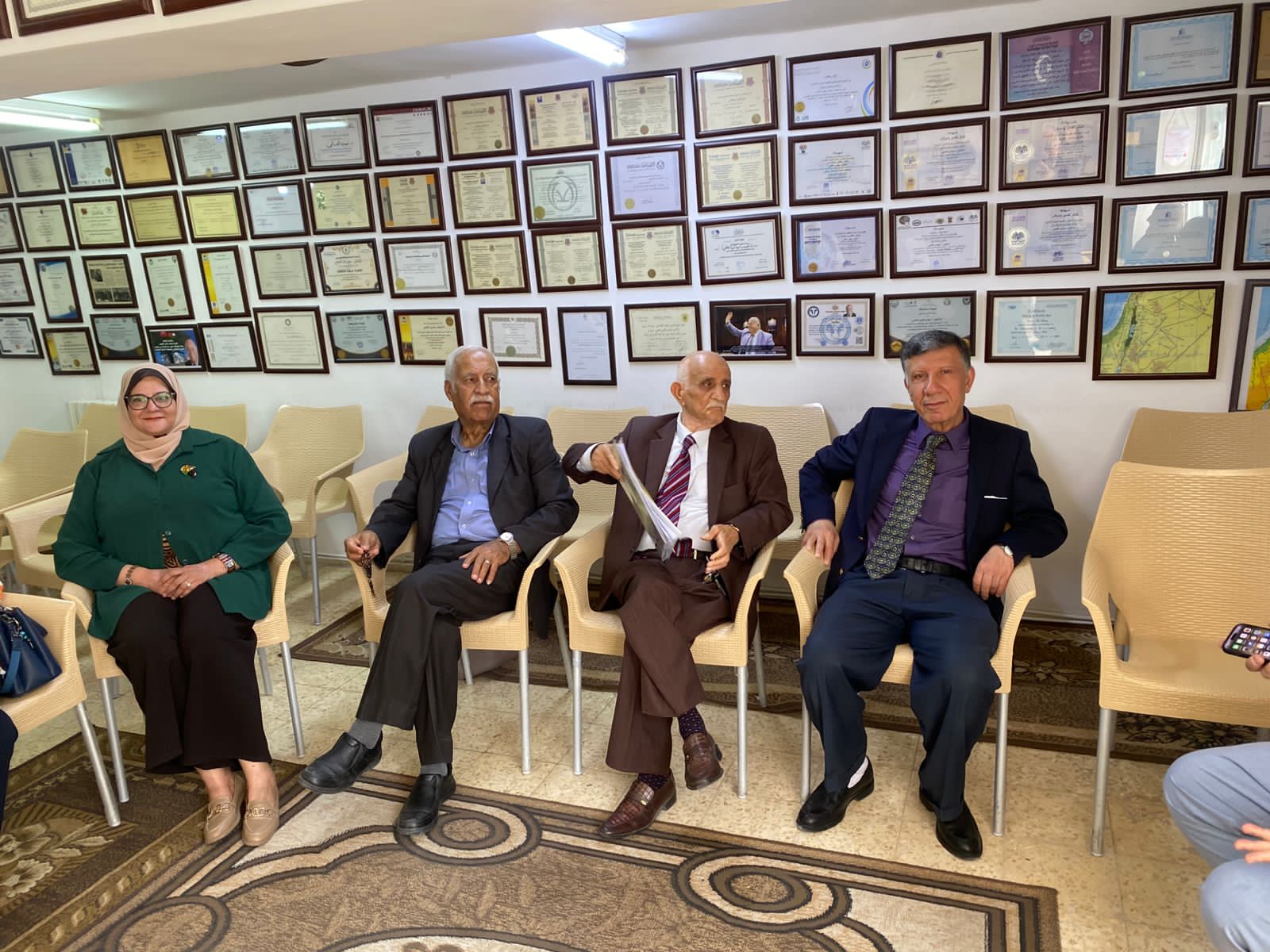 الهيئة الأردنية للفنون الشعبية تحتفل بالأعياد الوطنية وعيد الأضحى في صالون د. مهدي العلمي