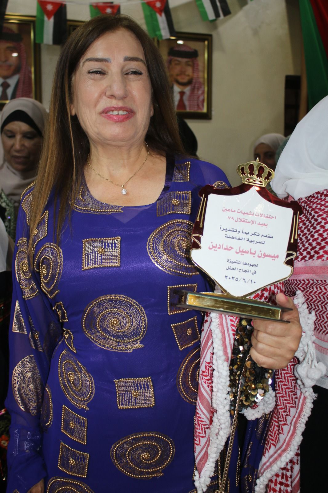 نشميات ماعين يحتفلن بعيد الاستقلال والأعياد الوطنية برعاية أهالي الشهداء