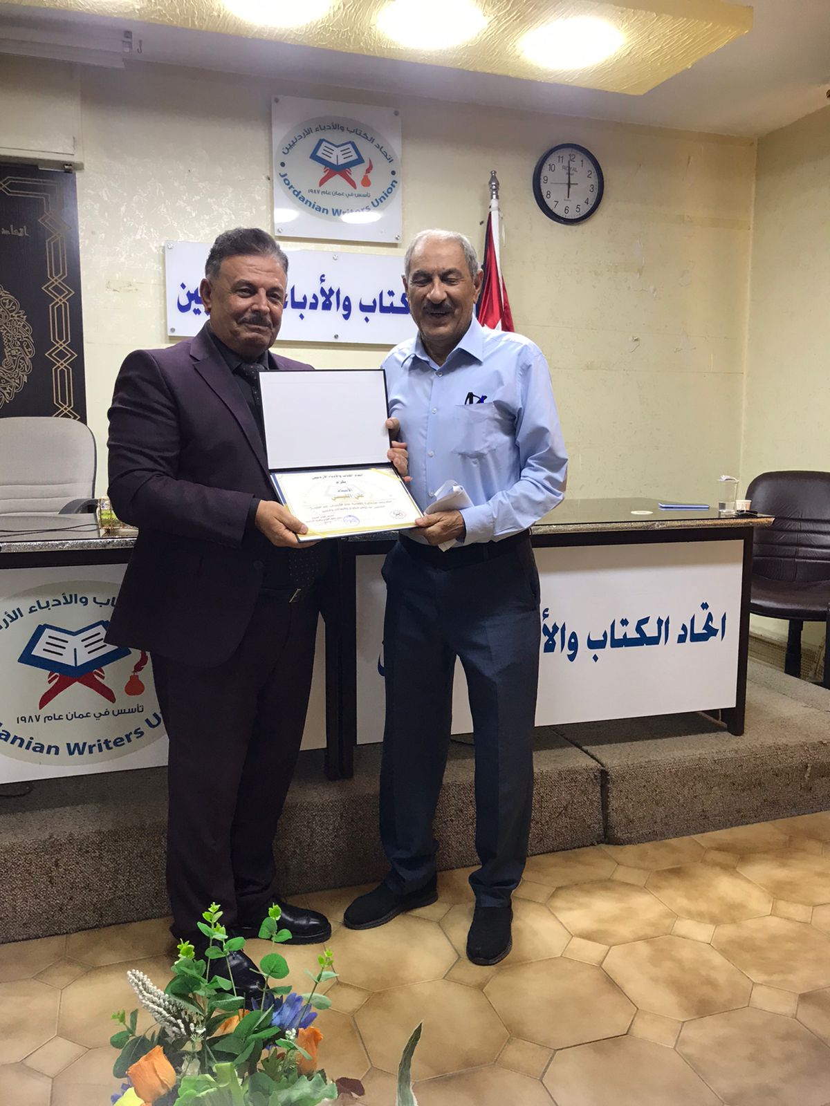 العقيلي يحاضر عن علم الأنساب في اتحاد الكتّاب
