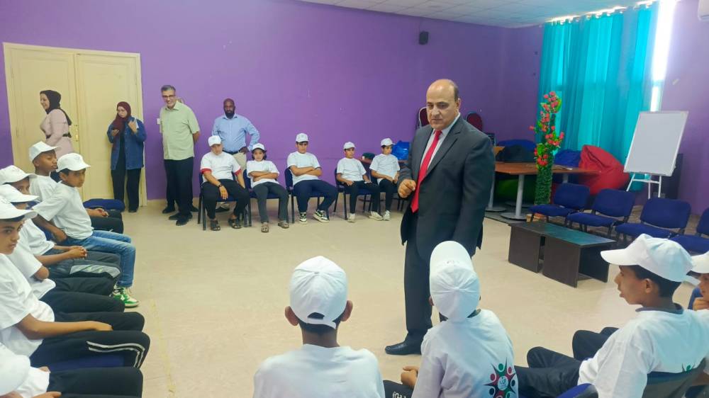 انطلاق معسكر النشاط الرياضي والبدني في مركز شباب وشابات الظليل