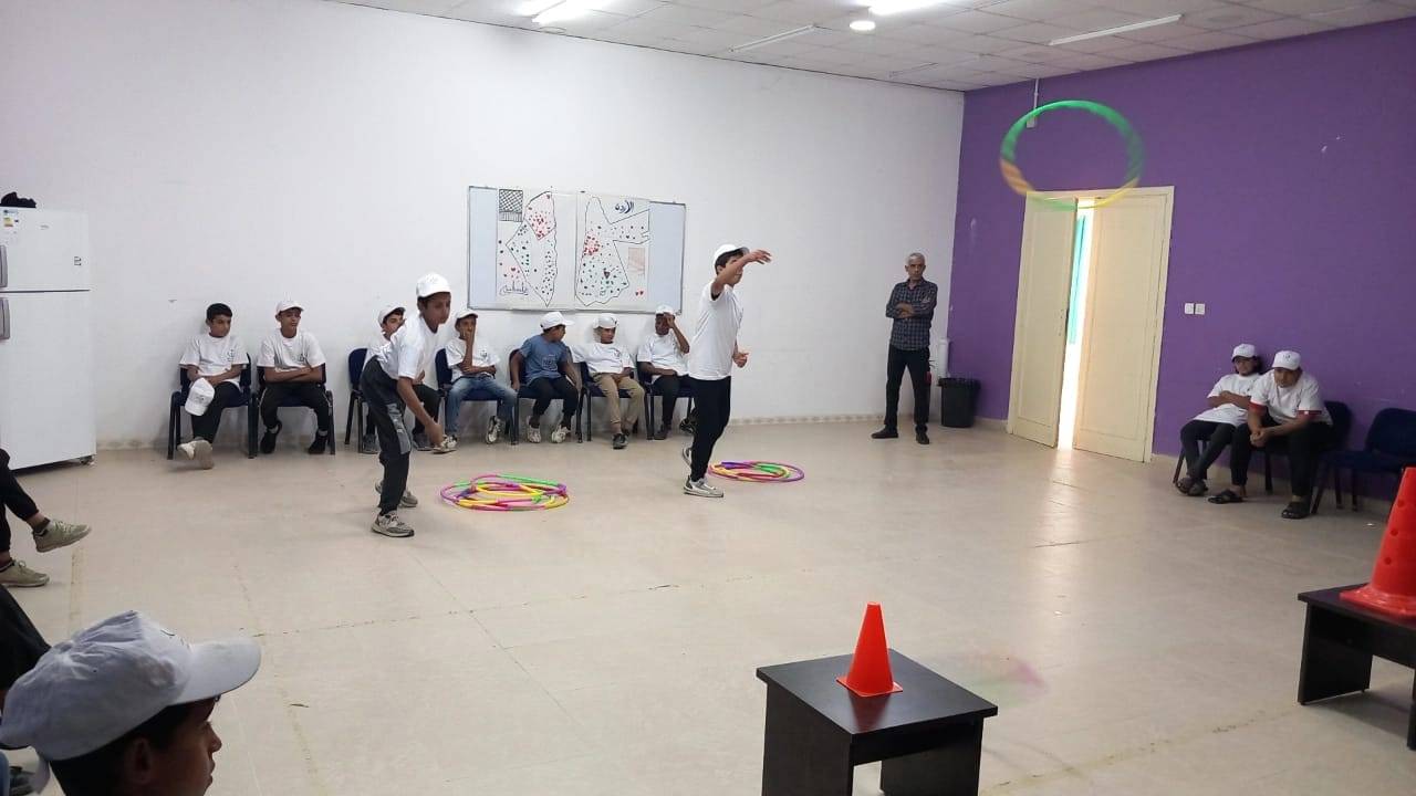 انطلاق معسكر النشاط الرياضي والبدني في مركز شباب وشابات الظليل