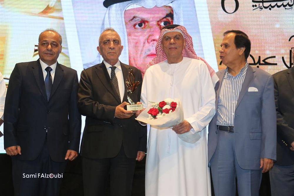 تكريم أمين عام الهيئة العربية للمسرح إسماعيل عبدالله “الشخصية العربية” في مهرجان ليالي المسرح الحر الدولي بالأردن – الدورة العشرون