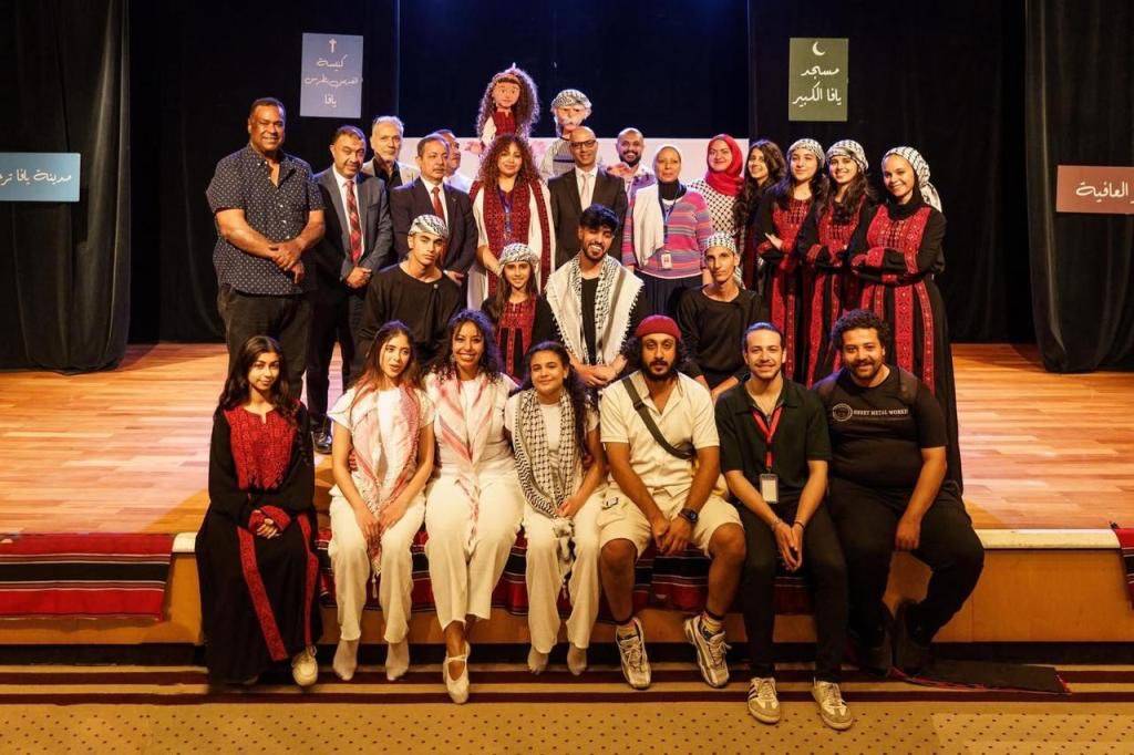 بالصور .. عمان الأهلية تحصد ثلاث جوائز بمهرجان المسرح الدولي بالإسكندرية عن عملها المسرحي يافا والباب الأزرق