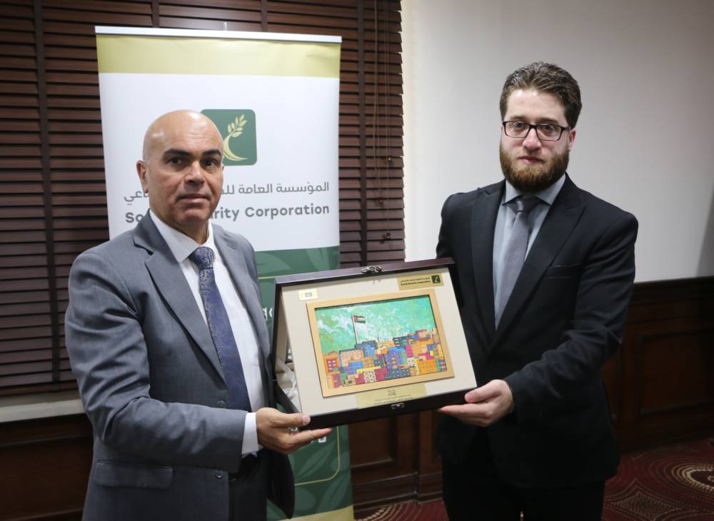 الخلايلة يستقبل نظيره في التأمينات الاجتماعية السورية ويؤكد تسخير الإمكانات والخبرات التأمينية والفنية أمام الأشقاء السوريين