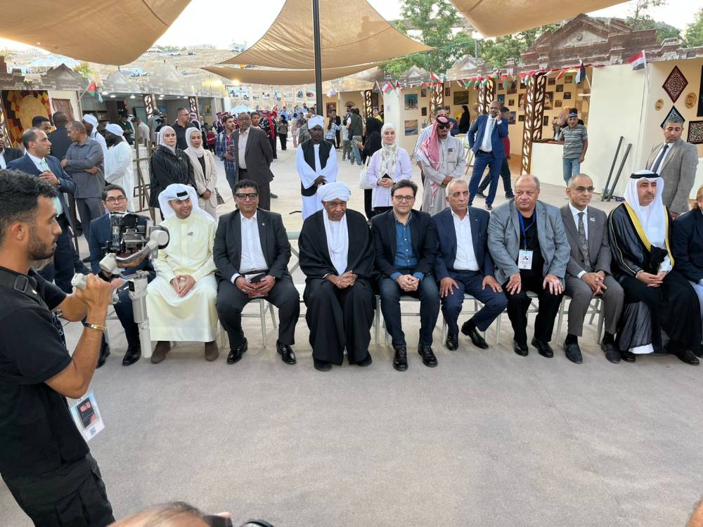 افتتاح جناح السفارات في مهرجان جرش بحضور وزير الثقافة