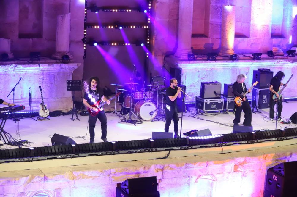 فرقة OCTAVE الأردنية تقدم إيقاعات معاصرة على المسرح الشمالي بجرش والسودان حاضرة بالثقافة النوبية