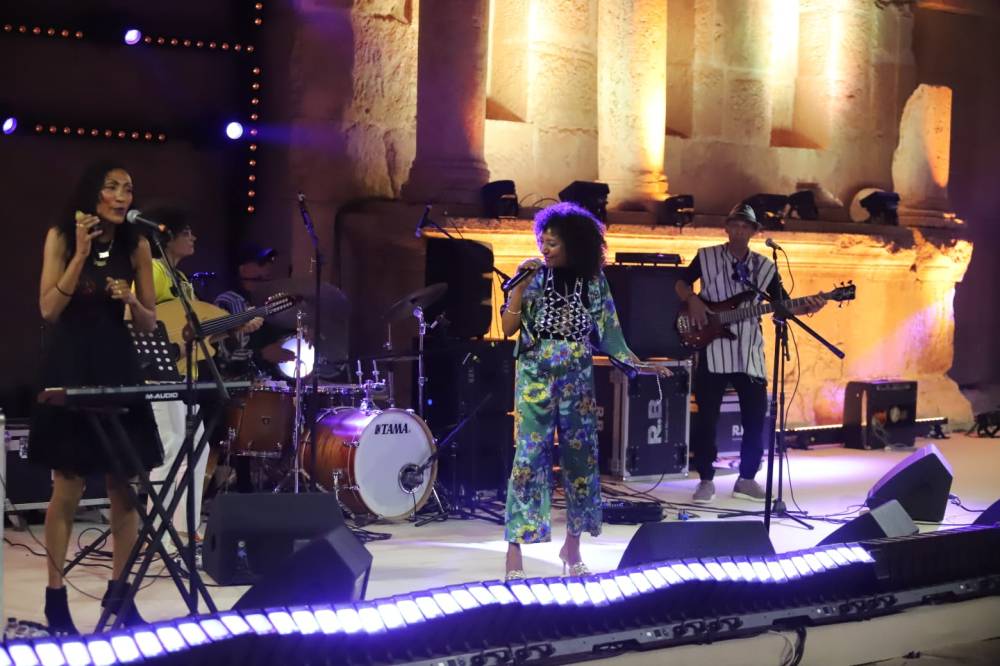 فرقة OCTAVE الأردنية تقدم إيقاعات معاصرة على المسرح الشمالي بجرش والسودان حاضرة بالثقافة النوبية