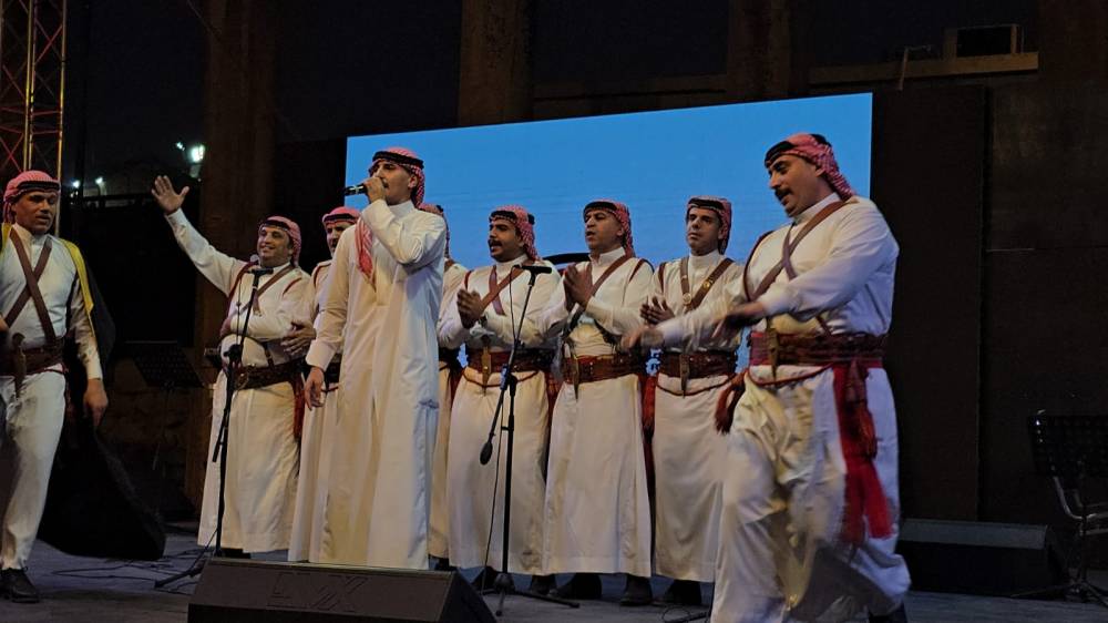 مسرح الساحة الرئيسية في جرش يتزين بالأصالة والتراث واختلاف الثقافات