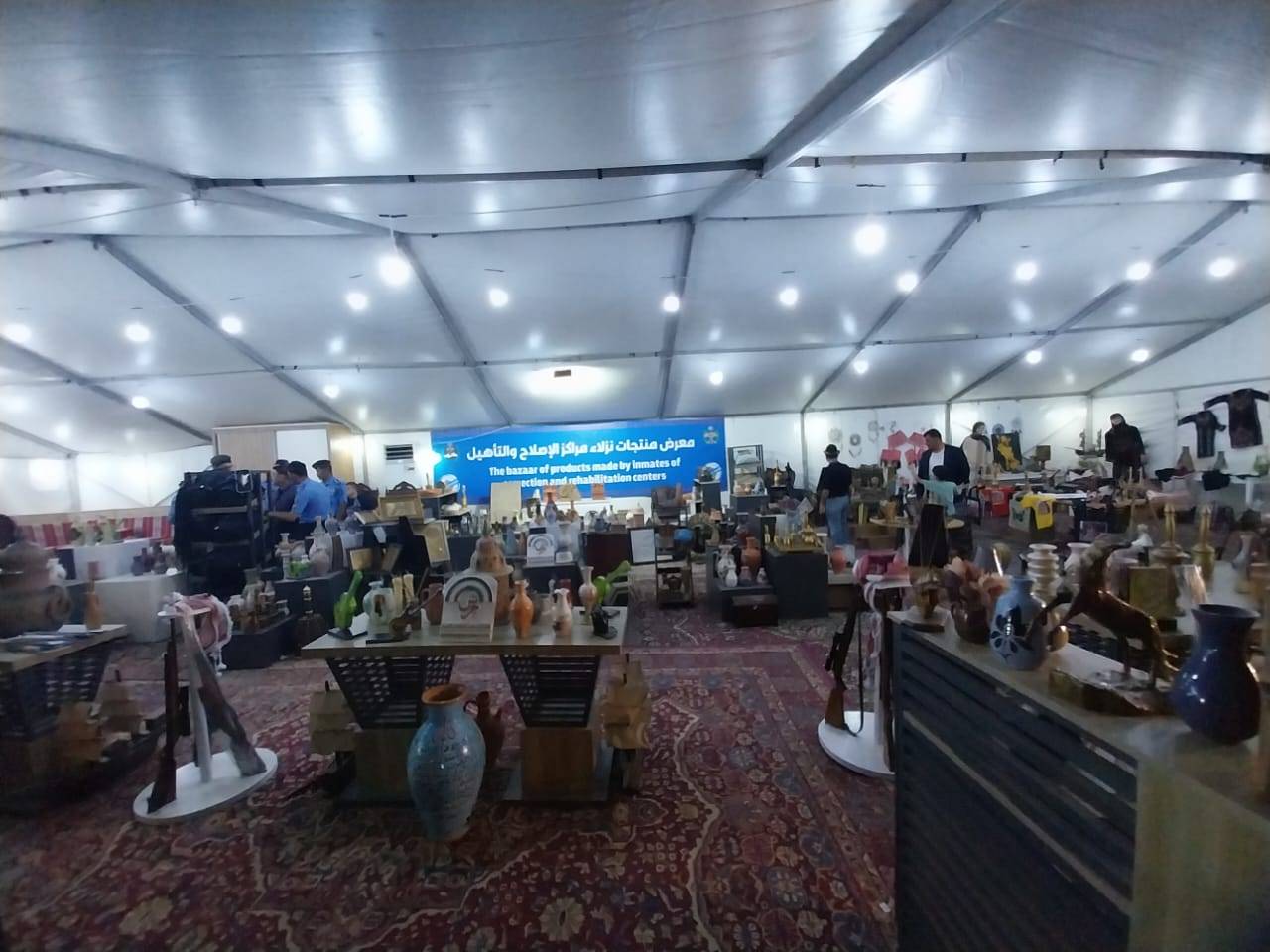 إدارة مراكز الإصلاح والتأهيل تشارك بمهرجان جرش بخيمة لعرض منتوحات نزلاء المراكز 