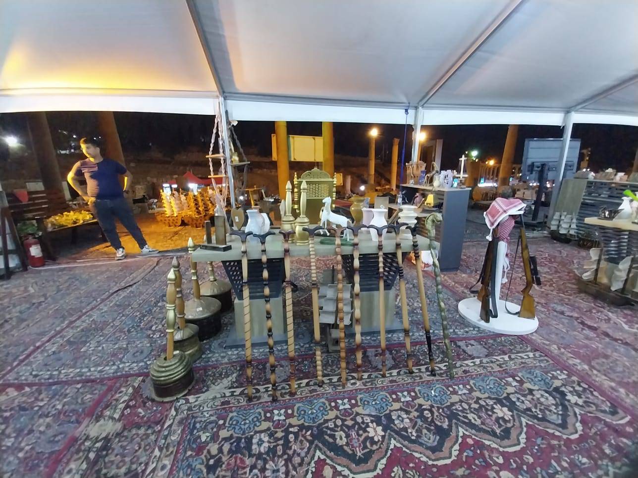 إدارة مراكز الإصلاح والتأهيل تشارك بمهرجان جرش بخيمة لعرض منتوحات نزلاء المراكز 