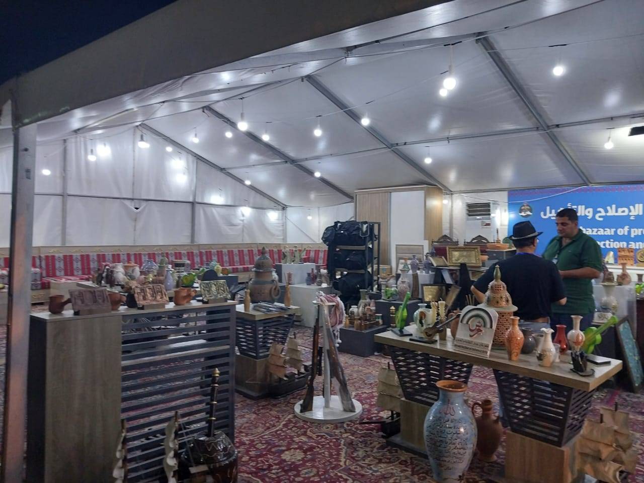 إدارة مراكز الإصلاح والتأهيل تشارك بمهرجان جرش بخيمة لعرض منتوحات نزلاء المراكز 