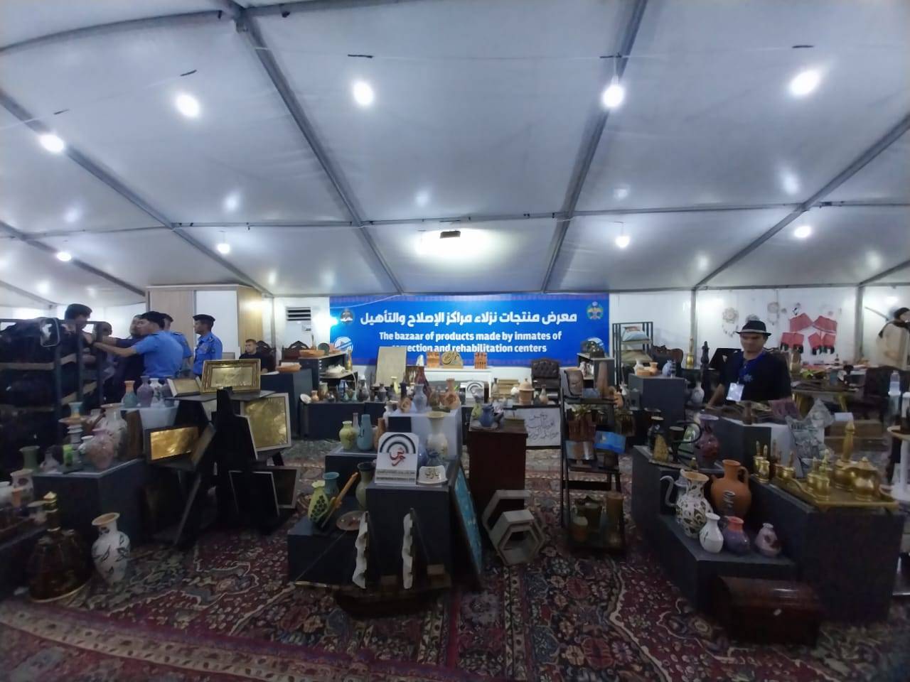 إدارة مراكز الإصلاح والتأهيل تشارك بمهرجان جرش بخيمة لعرض منتوحات نزلاء المراكز 