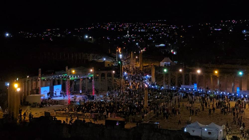 يوم خامس من الفرح في جرش: الناس والفن والحضارة في مشهد واحد هنا الأردن ....ومجده مستمر