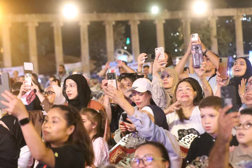 فعاليات متنوعة على الساحة الرئيسية تجمع بين التراث والفن المعاصر في رحاب جرش