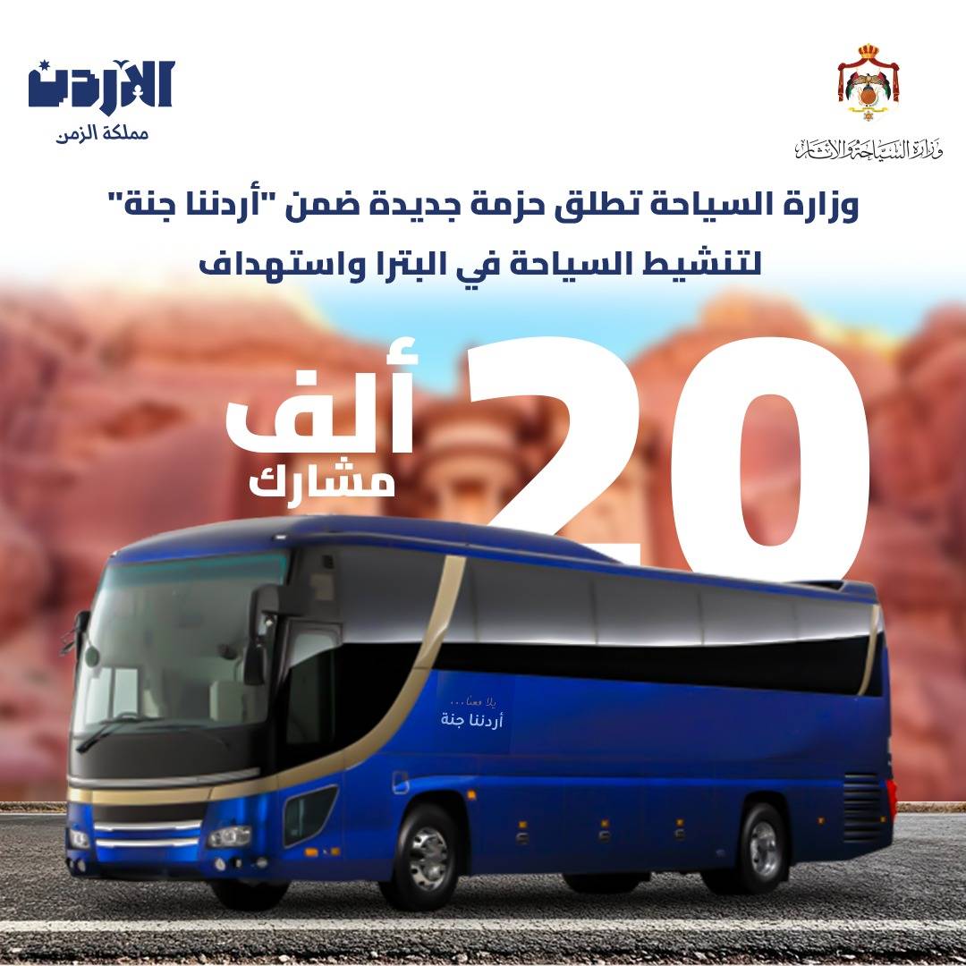 وزارة السياحة تطلق حزمة جديدة ضمن أردننا جنة لتنشيط السياحة في البترا واستهداف 20 ألف مشارك