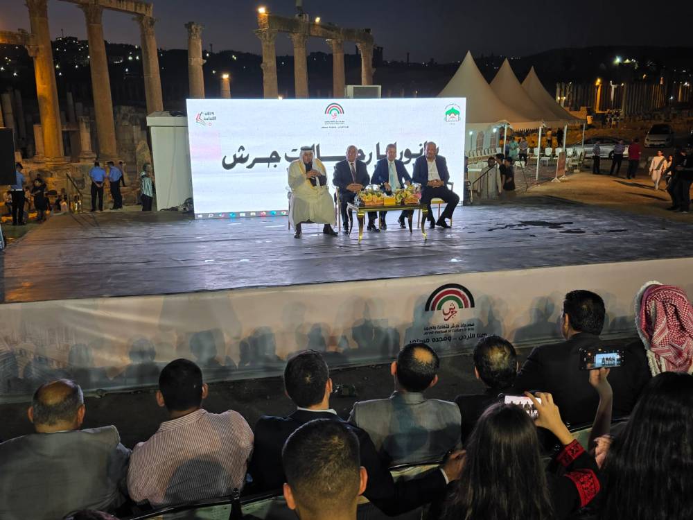 مسرح الصوت والضوء في جرش يستضيف شخصية الشيخ خالد العيطان في بانوراما رجالات جرش