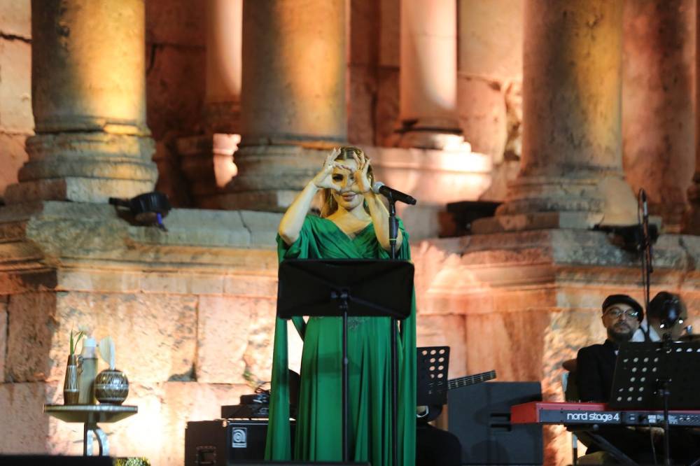 ختامها مسك .. أصالة تختتم فعاليات مهرجان جرش على المسرح الجنوبي