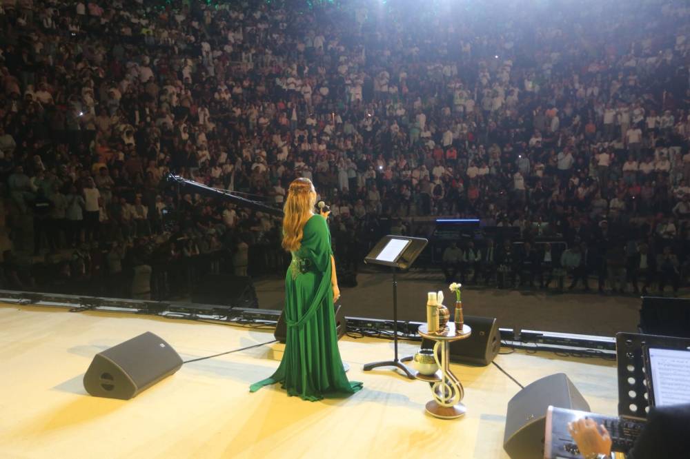 ختامها مسك .. أصالة تختتم فعاليات مهرجان جرش على المسرح الجنوبي