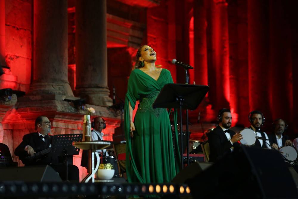 ختامها مسك .. أصالة تختتم فعاليات مهرجان جرش على المسرح الجنوبي