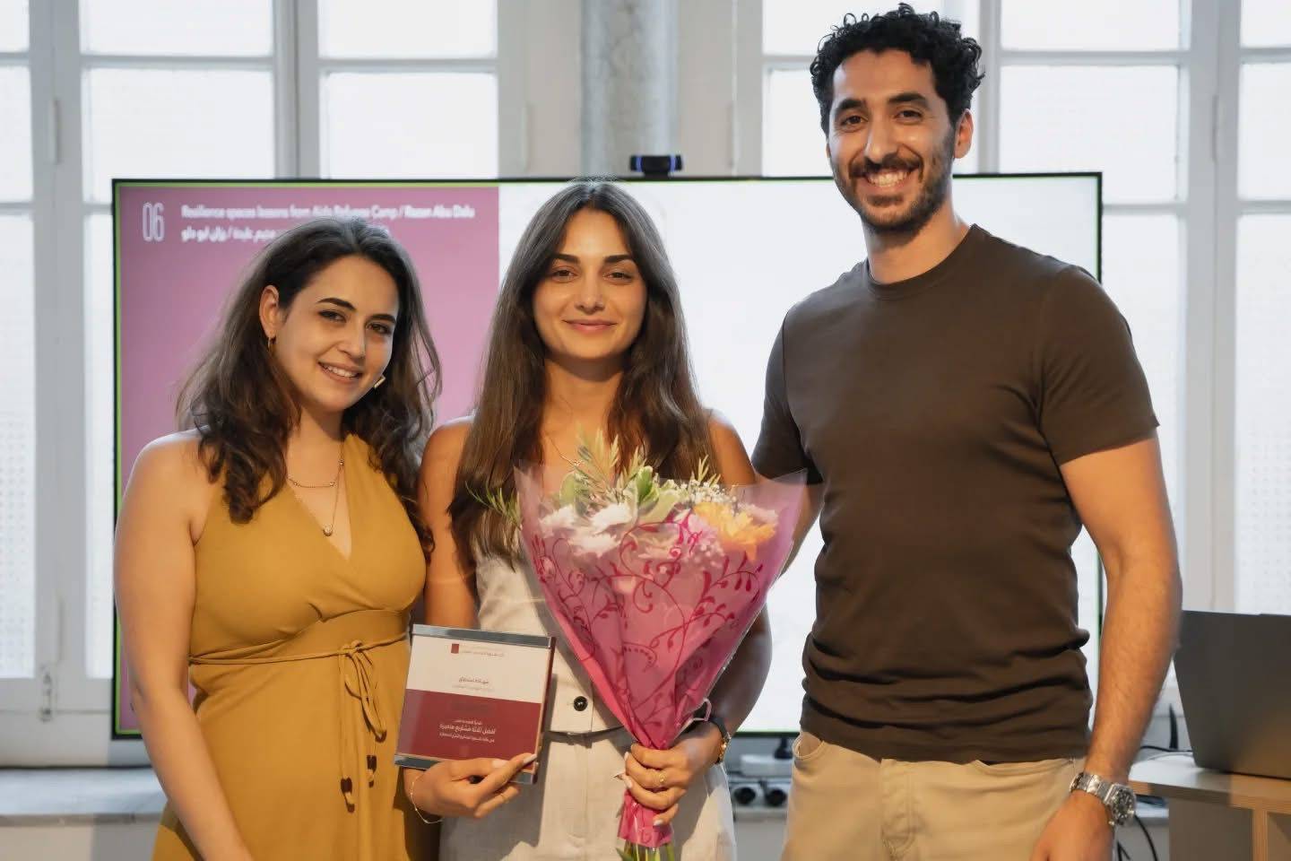 المعمارية رزان أبو دلو تفوز بجائزة  تكتورا  لعام 2025  عن مشروعها مساحات الصمود في مخيم عايدة