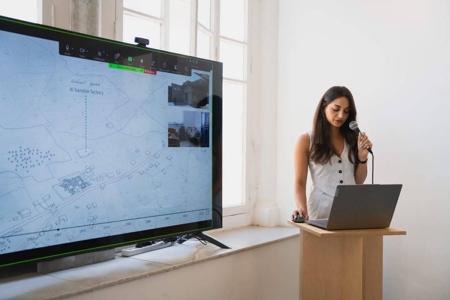 المعمارية رزان أبو دلو تفوز بجائزة  تكتورا  لعام 2025  عن مشروعها مساحات الصمود في مخيم عايدة