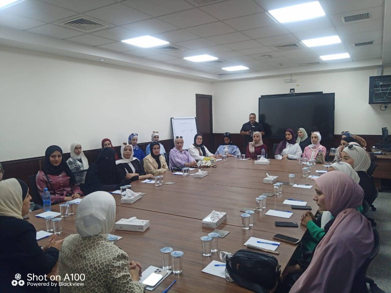 محاضرة توعوية  بعنوان الحماية من العادات السلبية المجتمعية  في مركز شابات ماركا