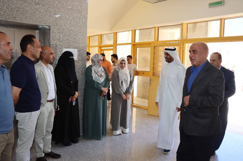 جامعة الحسين بن طلال تستقبل وفد الجمعية الكويتية للدراسات العليا وتبحث سبل التعاون المشترك.