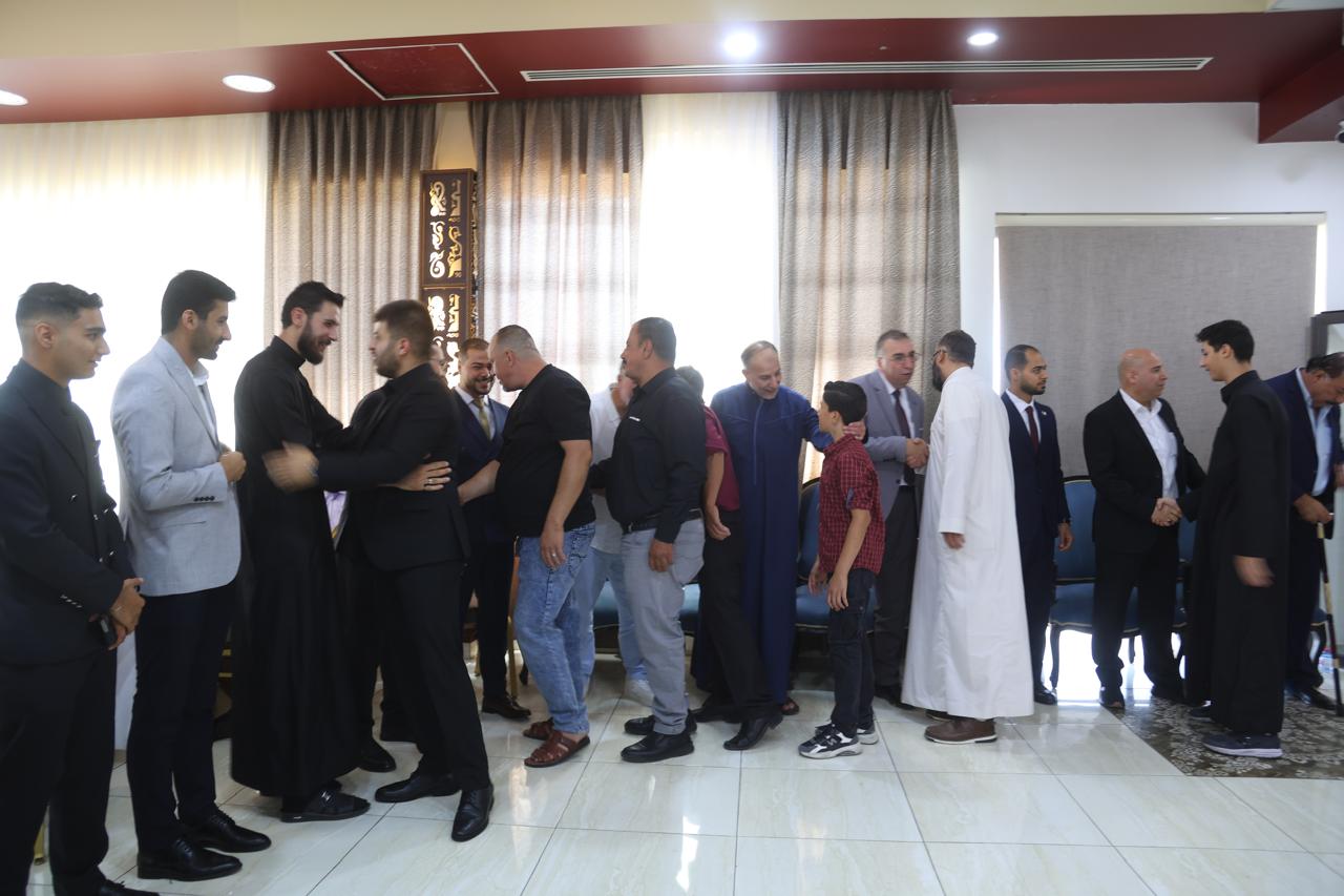 السلايمة يُقيم وليمة غداء بمناسبة زفاف المهندس بلال منذر السلايمة 