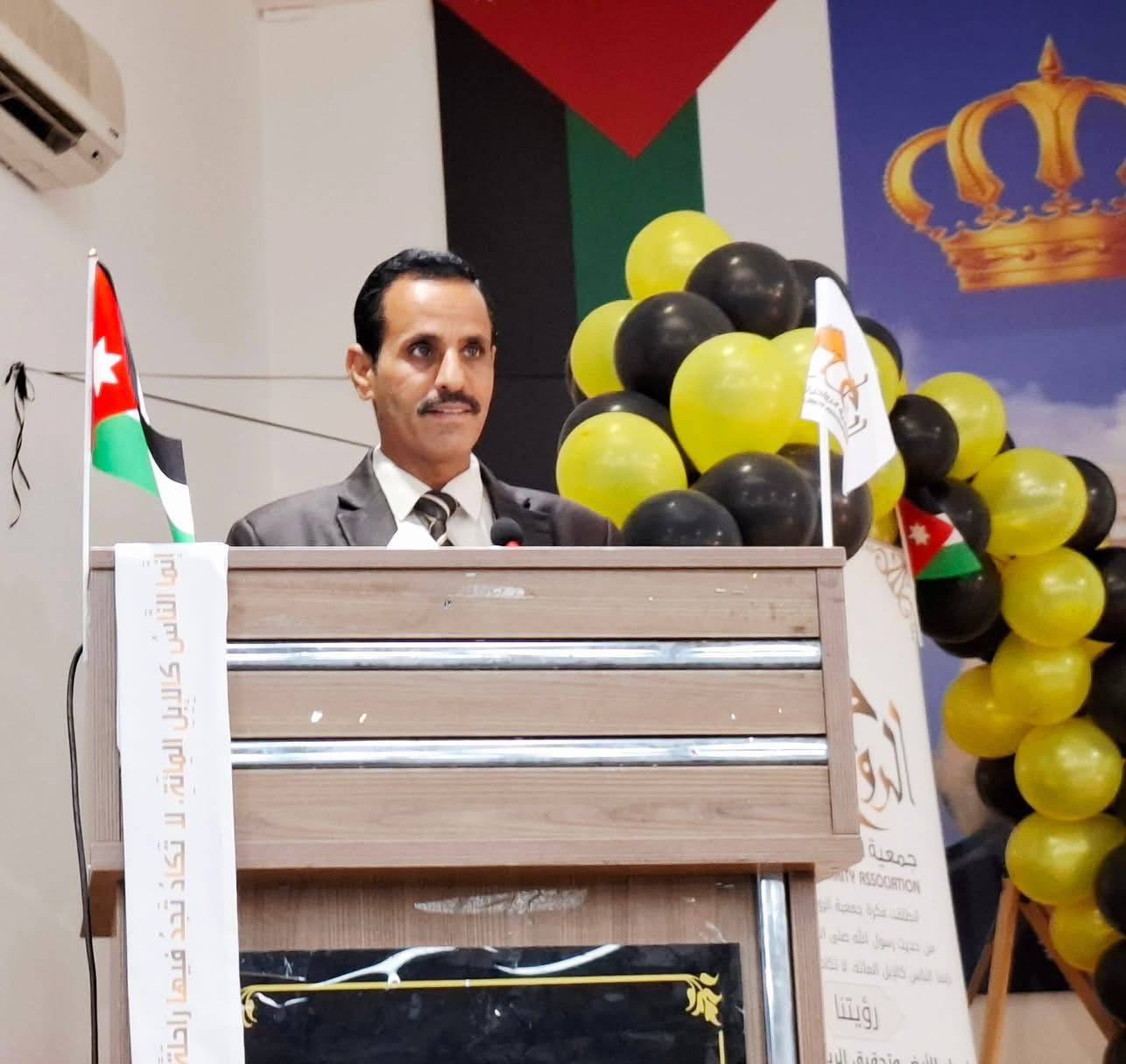 العزازمة يرعى حفل جمعيّة الرواحل الخيريّة بتخريج طلاب النادي الصيفي من حفظة القرآن الكريم وإشهار إسم جمعيتها بمادبا