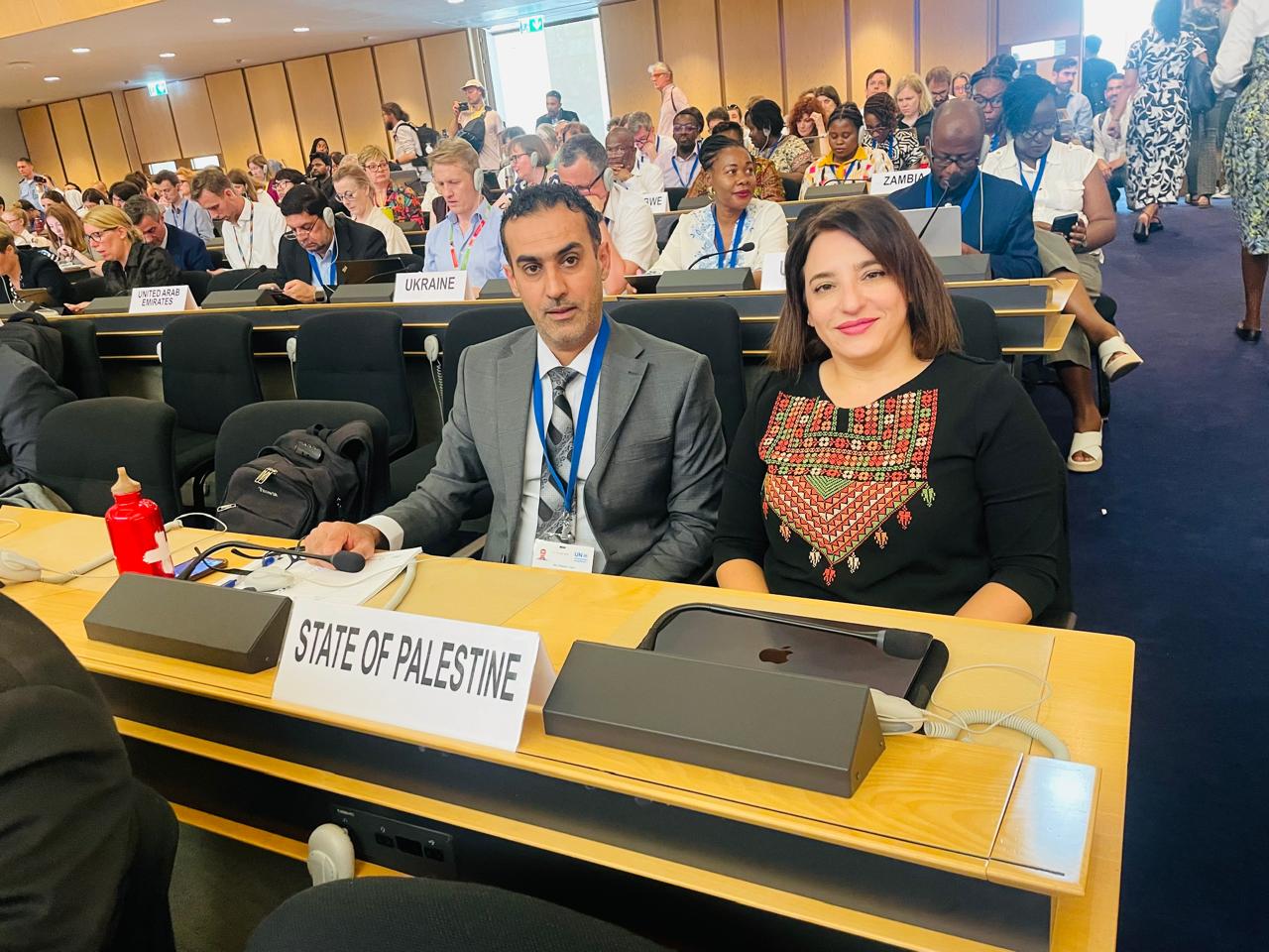 فلسطين تشارك في اجتماعات التفاوض الدولية حول المعاهدة العالمية  لإنهاء التلوث البلاستيكي في جنيف