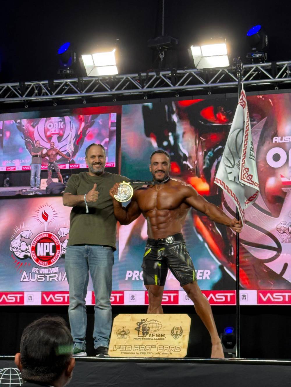 الأردني بداوي يحصد ثلاث ذهبيات في بطولة النمسا لـ كمال الاجسام