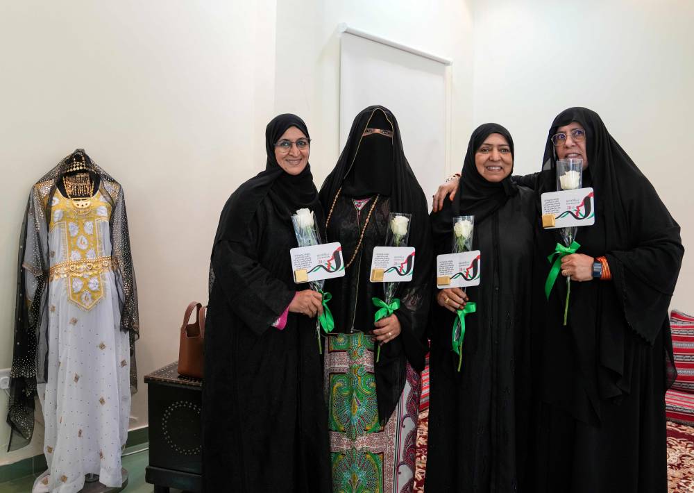 هيئة أبوظبي للتراث تشارك في احتفالية نادي بركة الدار الاجتماعي بيوم المرأة الإماراتية