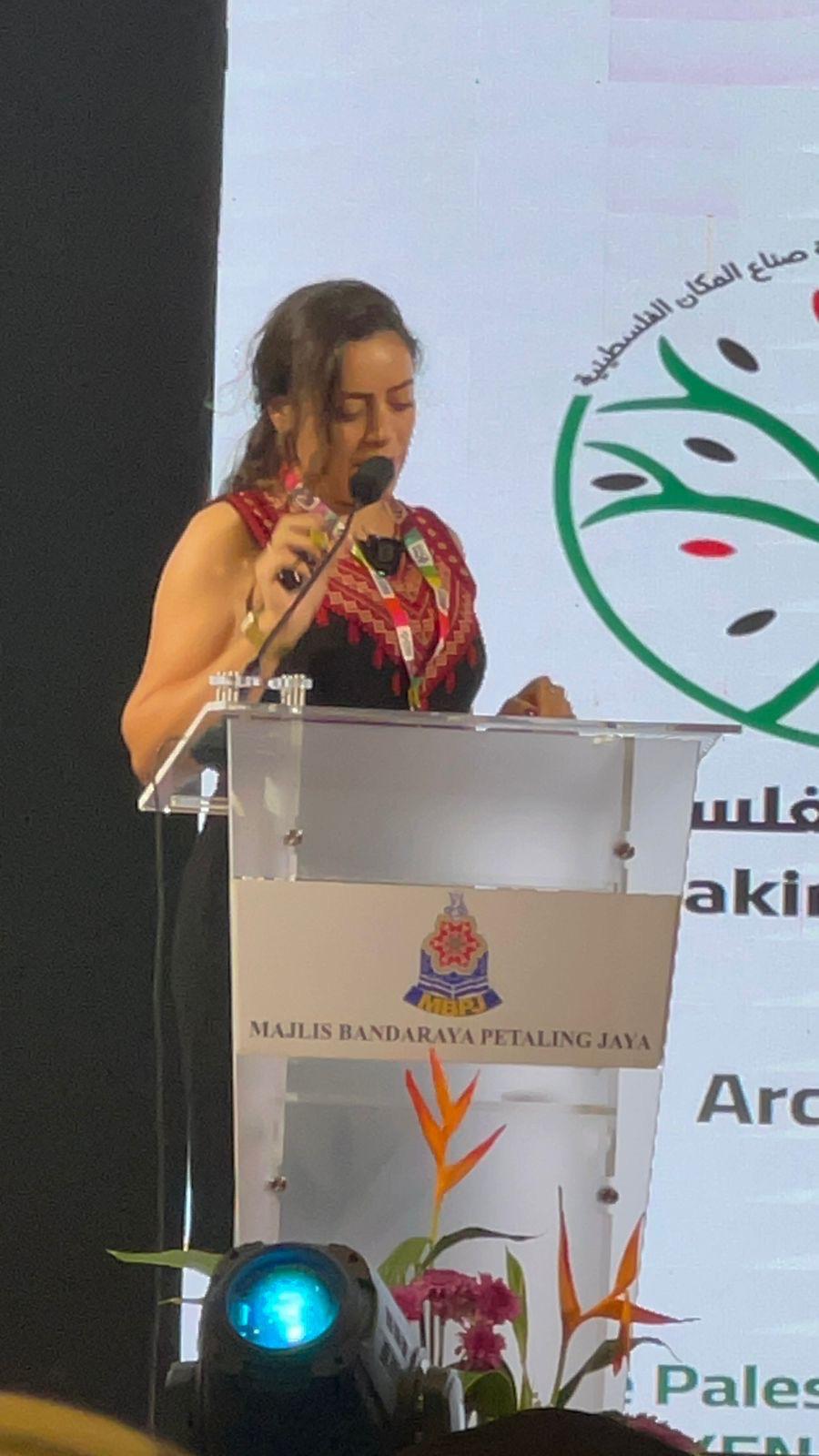  شبكة  صُنّاع المكان الفلسطينية  تشارك في مؤتمر إقليمي بماليزيا وتستعرض تجربتها في تطوير الحيز العام 