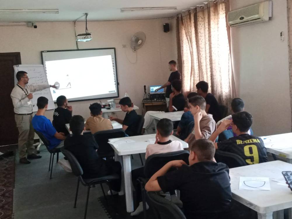 جلسة توعوية حول مخاطر الإدمان في مركز شباب وشابات الرصيفة