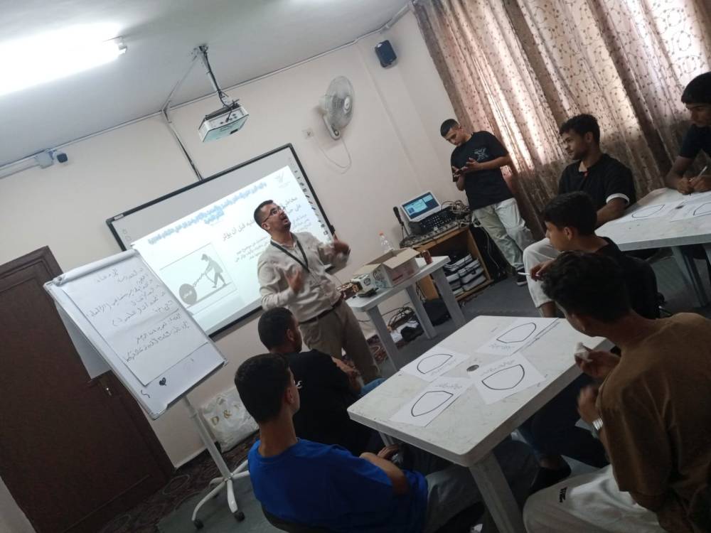 جلسة توعوية حول مخاطر الإدمان في مركز شباب وشابات الرصيفة
