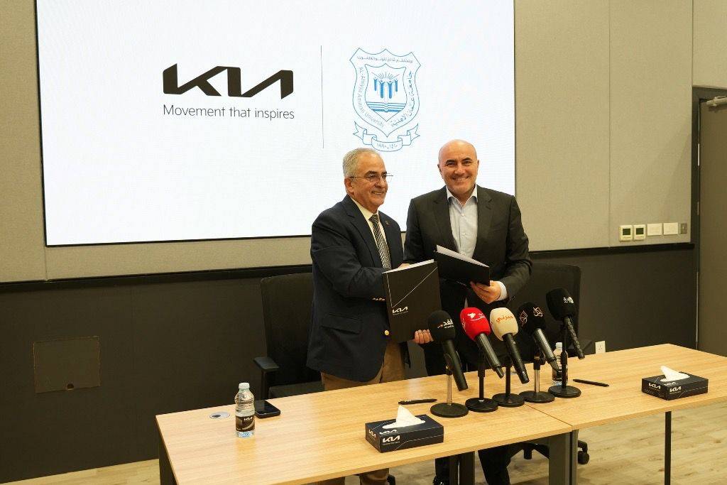 مذكرة تفاهم بين عمان الأهلية و كيا - الأردن لتعزيزالتعليم التطبيقي لتخصص المركبات الكهربائية