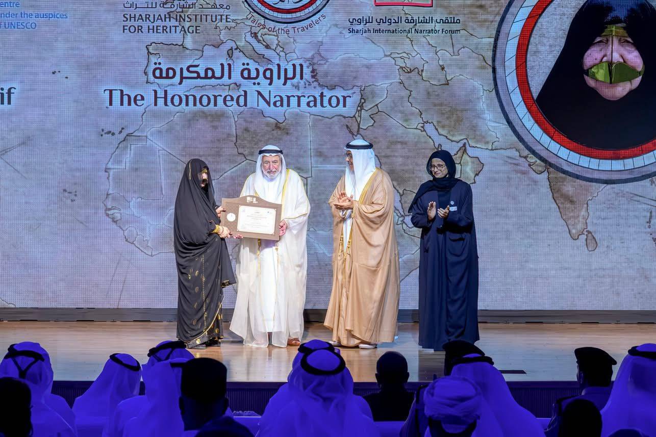 حاكم الشارقة يفتتح الدورة الـ25 من ملتقى الراوي احتفاءً باليوبيل الفضي تحت شعار “حكايات الرحّالة”