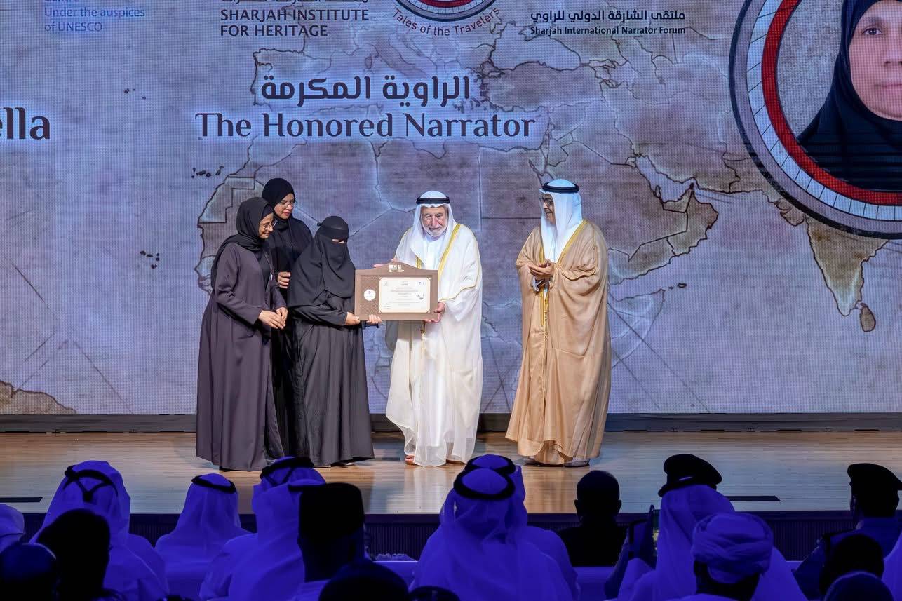 حاكم الشارقة يفتتح الدورة الـ25 من ملتقى الراوي احتفاءً باليوبيل الفضي تحت شعار “حكايات الرحّالة”