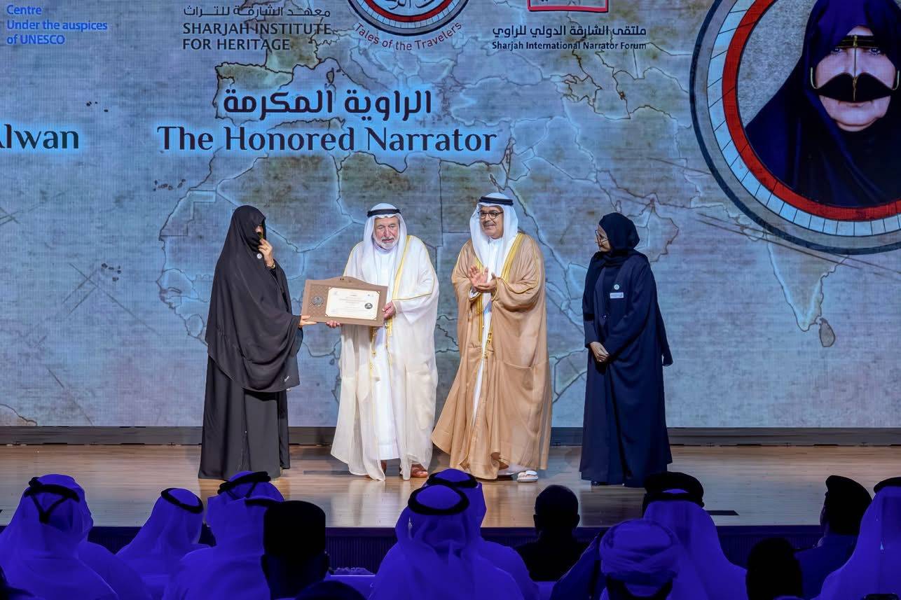 حاكم الشارقة يفتتح الدورة الـ25 من ملتقى الراوي احتفاءً باليوبيل الفضي تحت شعار “حكايات الرحّالة”