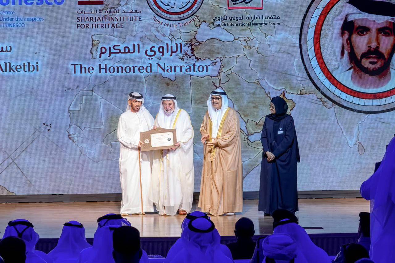 حاكم الشارقة يفتتح الدورة الـ25 من ملتقى الراوي احتفاءً باليوبيل الفضي تحت شعار “حكايات الرحّالة”