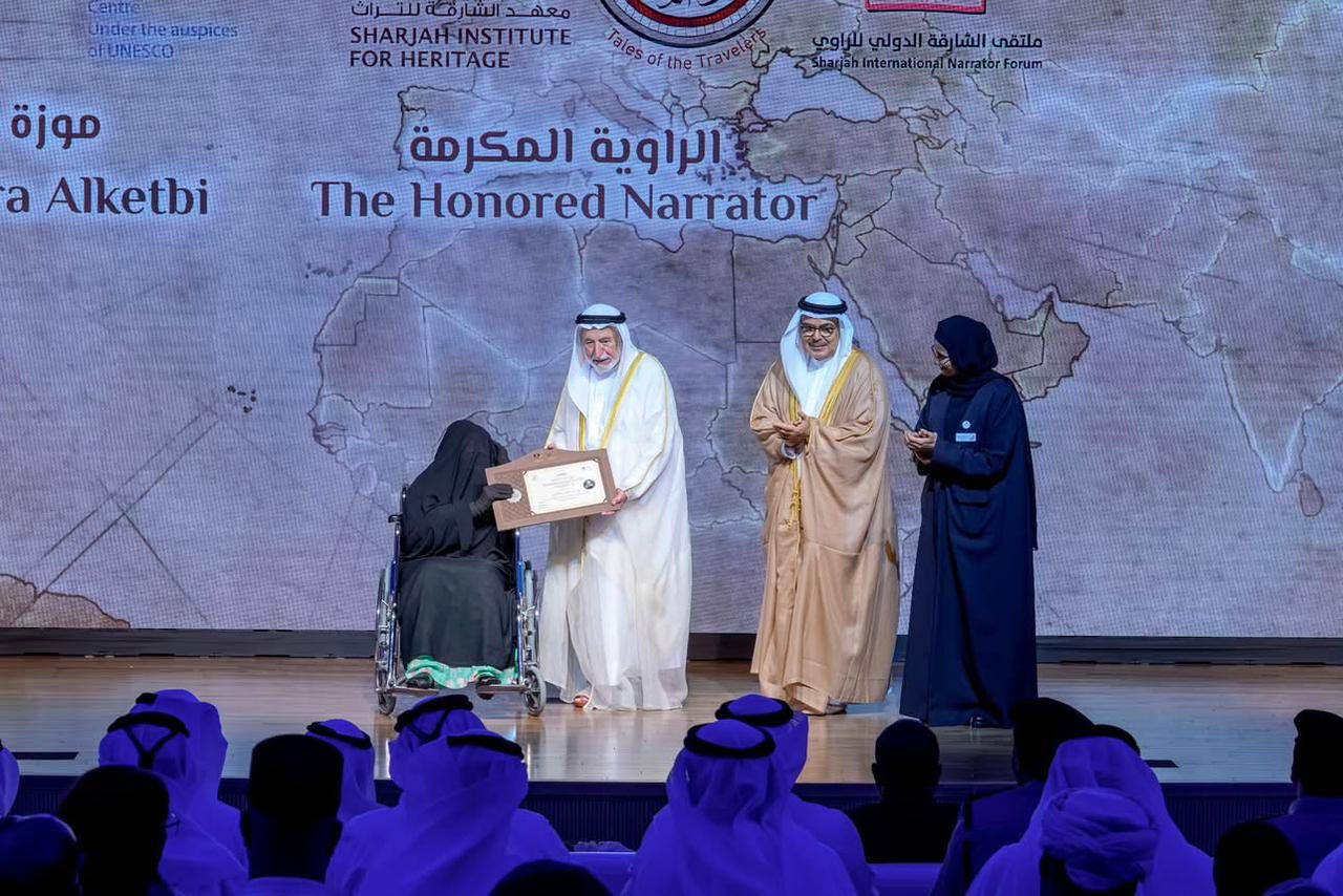 حاكم الشارقة يفتتح الدورة الـ25 من ملتقى الراوي احتفاءً باليوبيل الفضي تحت شعار “حكايات الرحّالة”
