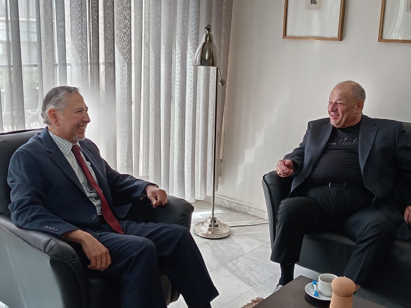 سماوي يلتقي السفير المكسيكي لدى الأردن