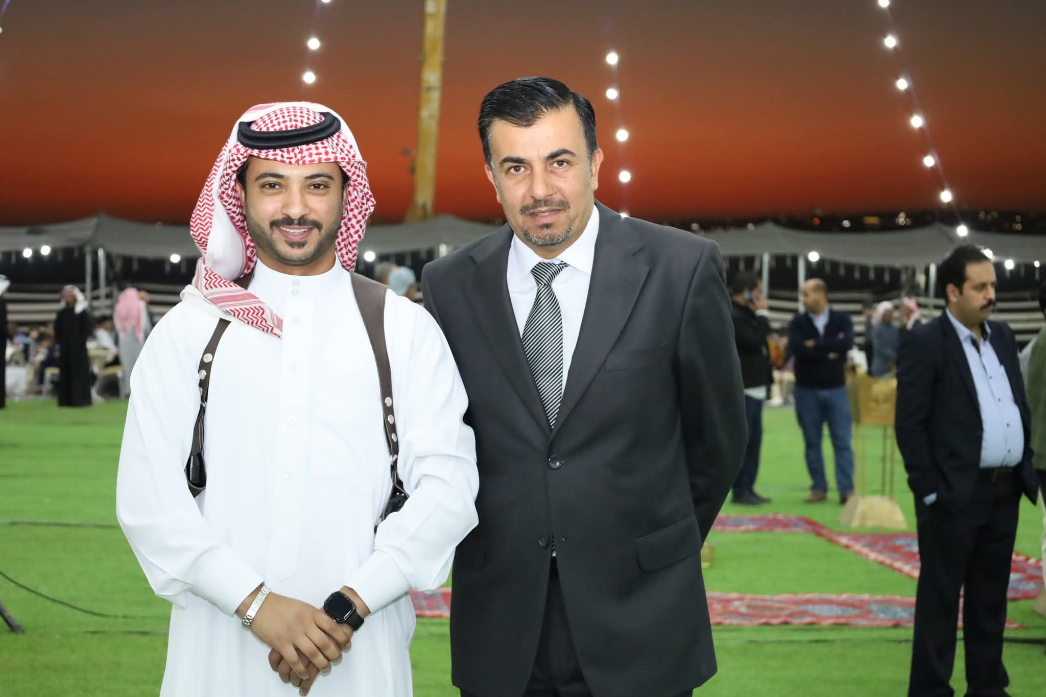 العقيد صخر صالح منصور الزبن يقيم مأدبة عشاء بمناسبة زفاف شقيقه المهندس زبن