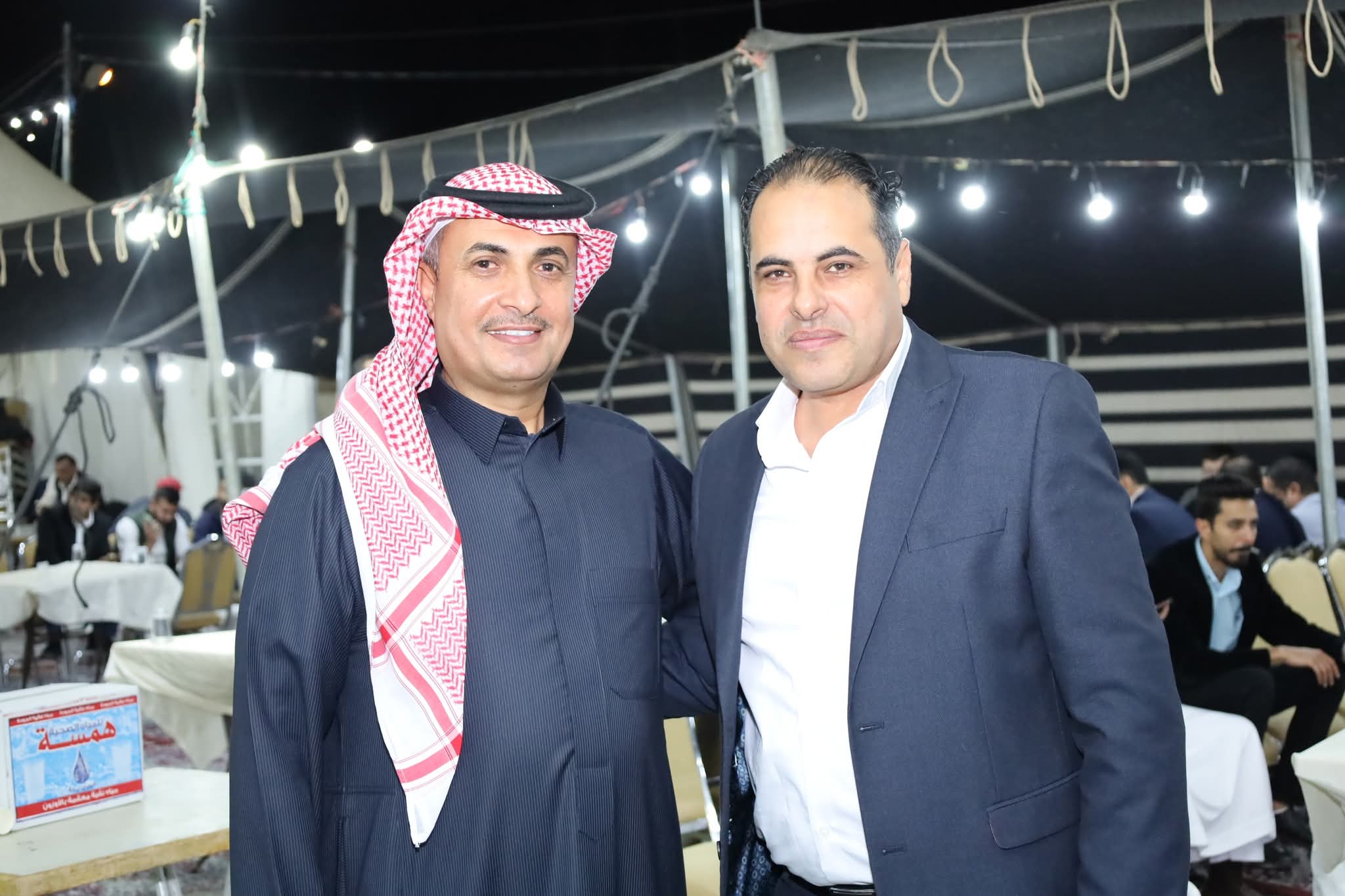 العقيد صخر صالح منصور الزبن يقيم مأدبة عشاء بمناسبة زفاف شقيقه المهندس زبن